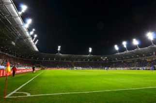 Piłkarska inauguracja Areny Lublin w 2014 roku. To właśnie na tym stadionie prawdopodobnie zostanie rozegranych kilka spotkań MŚ U20 2019/Fot. Dariusz Miącz