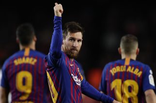 Leo Messi po zdobyciu bramki numer 400 w La Liga