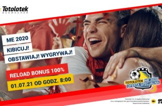 Reload bonus 100% do 100 PLN w Totolotku