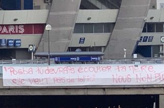 Kibice PSG nie chcą Pogby? Przed stadionem pojawił się specjalny transparent!