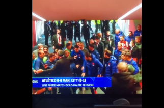 Wielkie zamieszanie w tunelu po meczu Atletico Madryt – Manchester City! [WIDEO]