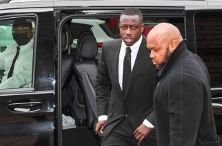 Manchester City footballer Benjamin Mendy arrives at Chester Crown Court, for a pre-trial hearing, where he faces a string of sex crime allegations. Picture date: Monday May 23, 2022. 

Photo by Icon Sport